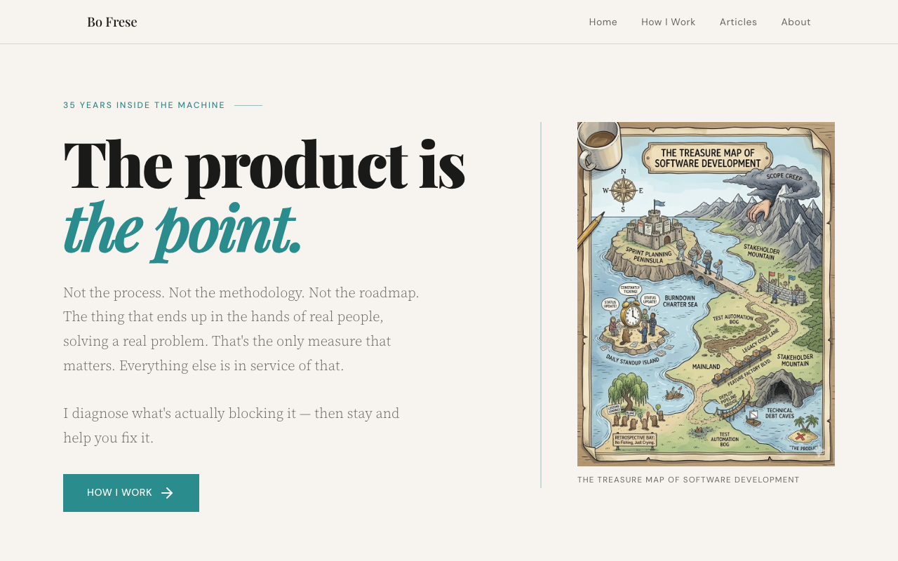 bofrese.dk personal site